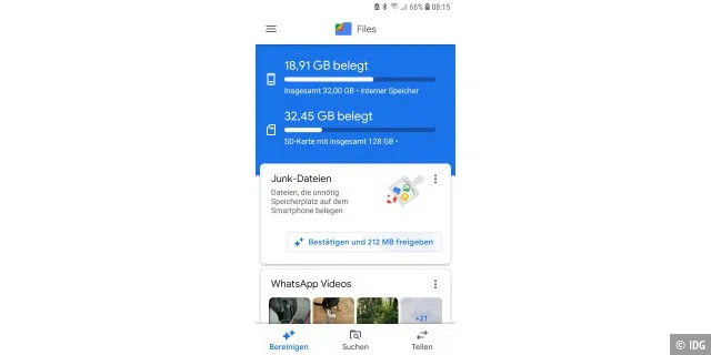Files von Google: Mehr Platz auf deinem Smartphone