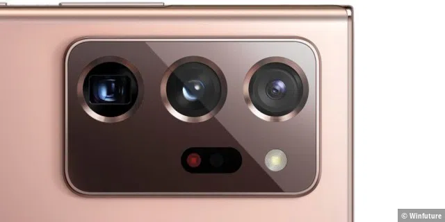 Die Hauptkamera des Galaxy Note20 Ultra in der Detailansicht