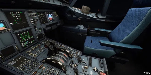 Schon mal davon geträumt, eine Boing 787 zu fliegen? Wer alle Assistenten ausstellt, der braucht eine Menge dieser Knöpfe, Schalter und Instrumente, um eine saubere Landung hinzulegen.