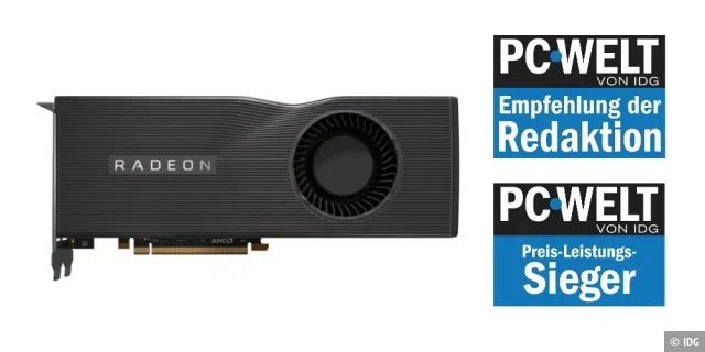 Preis-Leistungs-Sieger und Empfehlung der Redaktion: AMD Radeon RX 5700 XT