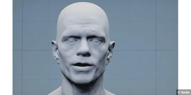 Mit Nvidia Omniverse Machinima können Sie Ihr Gesicht per Webcam aufzeichnen und in eine 3D-Figur für einen Film umwandeln lassen.