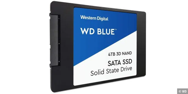 Schneller Speicherplatz für eine große Spielesammlung: WD Blue 3D NAND SATA 4TB