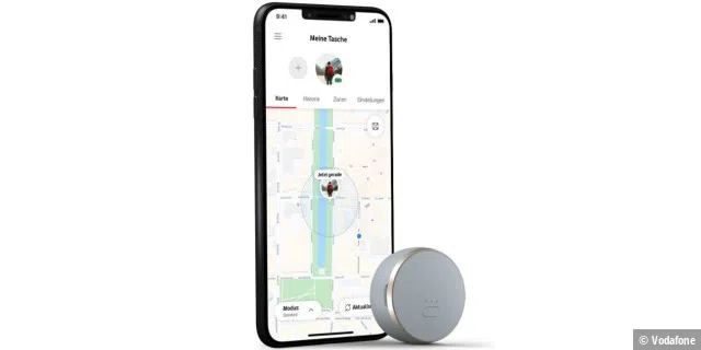 Vodafone Smart App und GPS-Tracker Curve