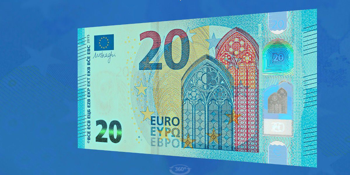 20-Euro-Geldschein ab 2021 nur noch mit Lacküberzug