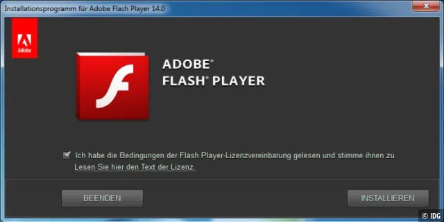 Adobe Flash Player - Download nicht mehr verfügbar!