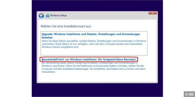Lief Windows 10 bereits auf einem Rechner, lässt sich das Betriebssystem auf der gleichen Hardware neu installieren, ohne dass man sich um Lizenz und Aktivierung kümmern muss.