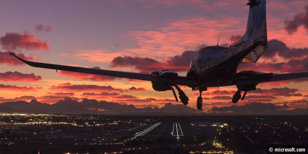 Der Flight Simulator von Microsoft soll ab dem Sommer mit DirectX 12 arbeiten.