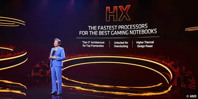 Die Ryzen 5000HX sind die leistungsstärksten CPUs für Laptops von AMD.
