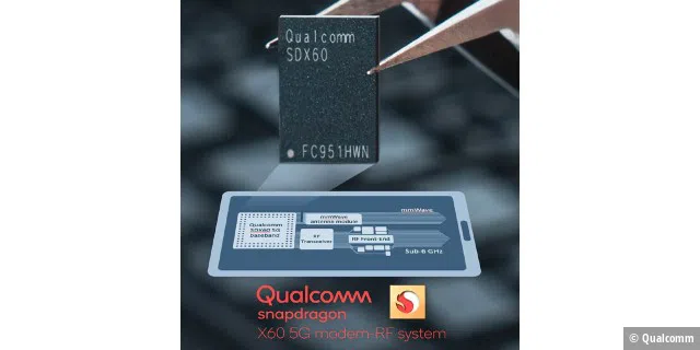 Qualcomm hat mit dem X60 den ersten Chip angekündigt, mit dem Sie auch über das 5G-Netz telefonieren können. Bis dahin werden in Deutschland sicherlich noch ein paar Jahre vergehen.