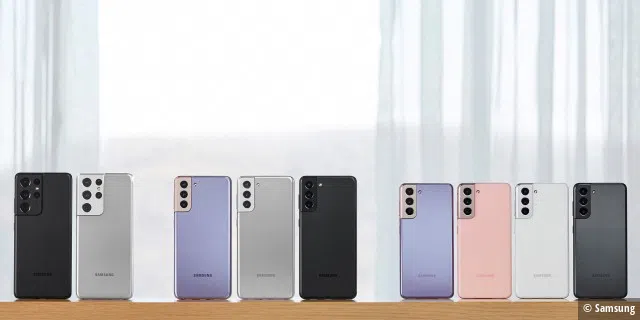 Alle Farben von Galaxy S21 Ultra, Galaxy S21+ und Galaxy S20