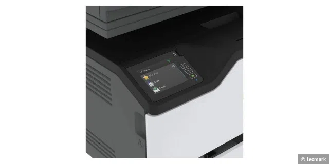 Lexmark MC3426ADW 4-in-1 Farblaser-Multifunktionsgerät Drucker, Kopierer, Scanner, Fax, WLAN, LAN, bis zu 24 S./Min, autom. beidseitiger Druck, 7,2 cm-Touchscreen 