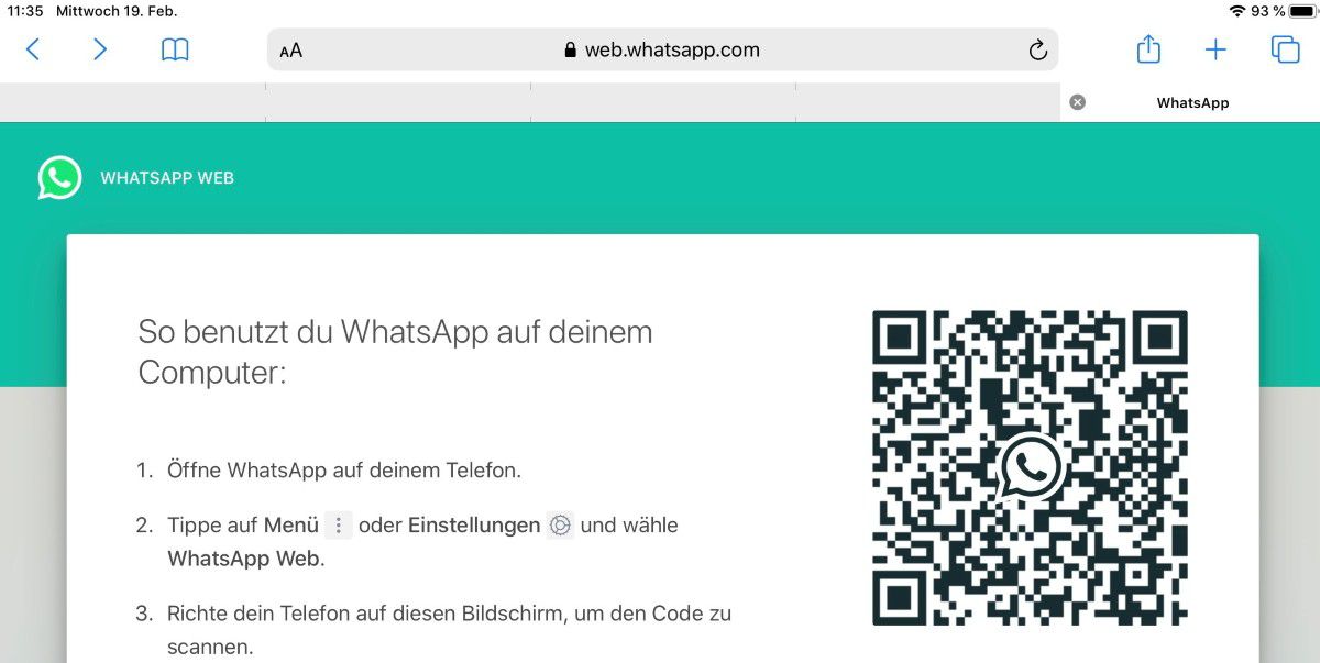 web whatsapp qr code scanner