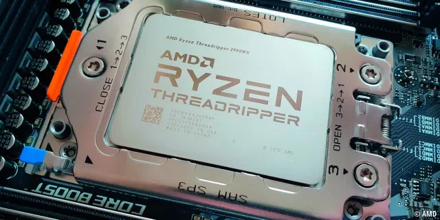 Mit den Threadripper-CPUs setzte AMD neue Maßstäbe: Der 2990WX trumpfte 2018 mit 32 Kernen und 64 Threads auf.