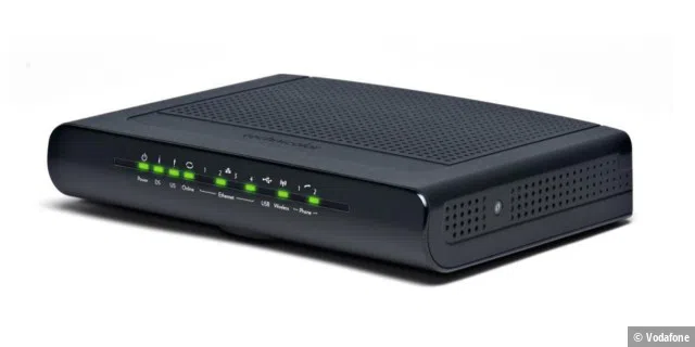 Ein Provider-Router wie der TC7200K von Vodafone ist meist kostenlos. Allerdings bietet er für ein großes Heimnetz zu wenige Funktionen.