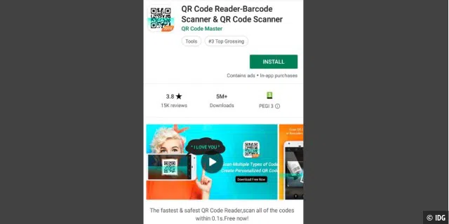 Wer nach der Installation dieser einfachen QR-Code- App das Abo nicht rechtzeitig kündigte, wurde mit mehreren hundert Euro zur Kasse gebeten.