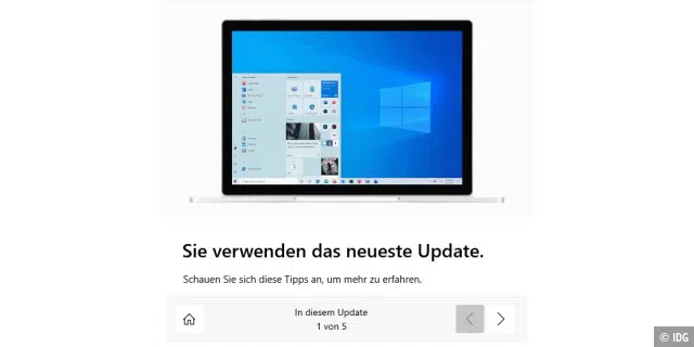 Selbst wenn das Windows Update „Sie sind auf dem neuesten Stand“ meldet, muss das nicht stimmen. Microsoft wartet mit dem Zwangsupdate bis zu eineinhalb Jahren.