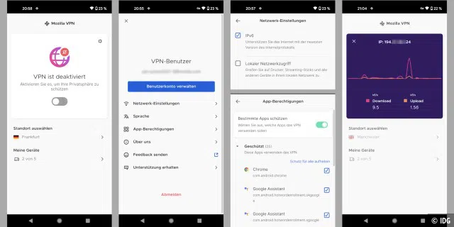 Mozilla VPN - Android-App