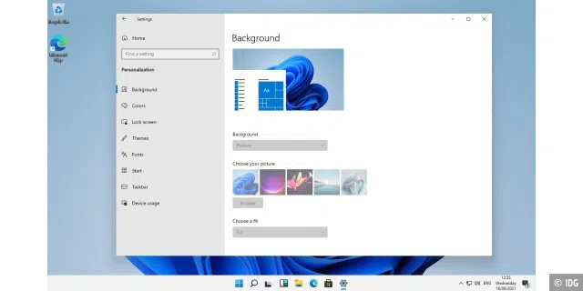 Windows 11: Die mitgelieferten Hintergründe sind sehr, sehr schick