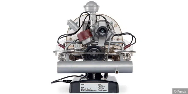 Franzis VWFF020 Käfer-Motor transparentes Funktionsmodell des 4-Zylinder-Boxermotors