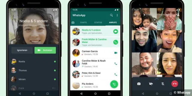 Whatsapp-Nutzer können jetzt laufenden Gruppenanrufen beitreten