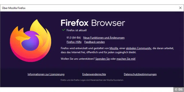 Firefox 91.0
