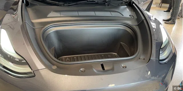 Vorderer Kofferraum des Tesla Model Y