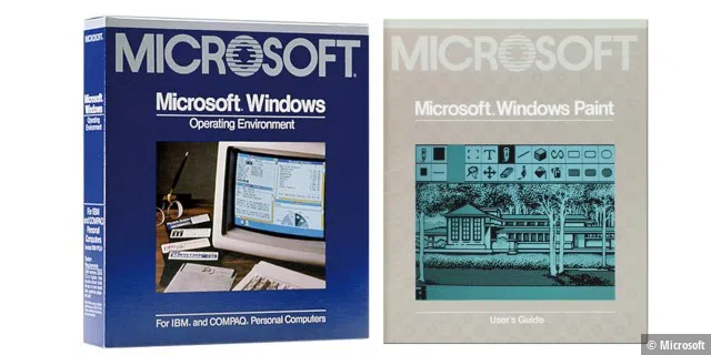 So stand Windows 1 im Jahr 1985 im Regal