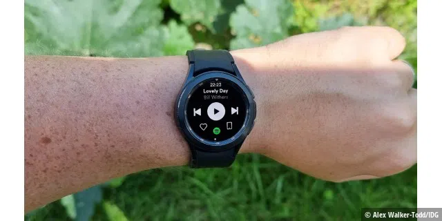 Spotify auf der Galaxy Watch 4 Classic