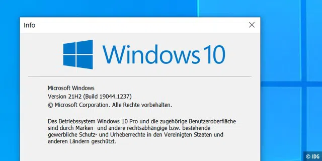 Die voraussichtlich letzte offizielle Windows-10-Version wird bis Oktober 2025 Sicherheits-Updates von Microsoft erhalten und eventuell auch kleinere Funktions-Updates.