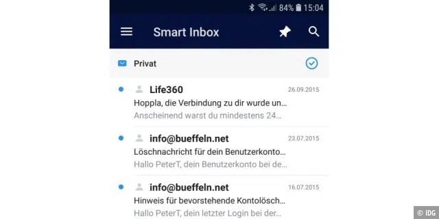 Spark Email ? Mail-App für Gmail, web.de & GMX