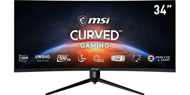 MSI Optix MAG342CQRV (34 Zoll) Curved-Gaming-Monitor