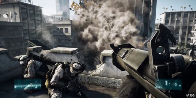 Battlefield 3 war nur so gespickt mit Wow-Momenten: Als der Sniper unseren Kameraden in der Irak-Mission erwischt, wir diesen aufspüren und mit einer Panzerfaust in die Luft sprengen – daran erinnert man sich.