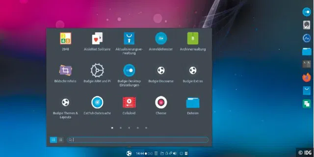 Ein „Gnome“, der sich anpassen lässt: Der Budgie-Desktop des gleichnamigen Ubuntu legt viel Wert auf Themen, Desktoplayouts, optische Einstellungen und Fensterarrangements.