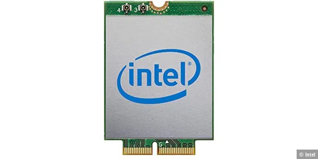 Zum Nachrüsten von PCs mit Wi-Fi 6E bietet sich die M.2-Karte AX210 von Intel an. Wichtig: Die mitgelieferte Antenne muss die 6-GHz-Frequenz unterstützen.