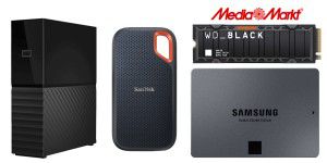 SSDs, HDDs und Speicherdeals bei Media Markt