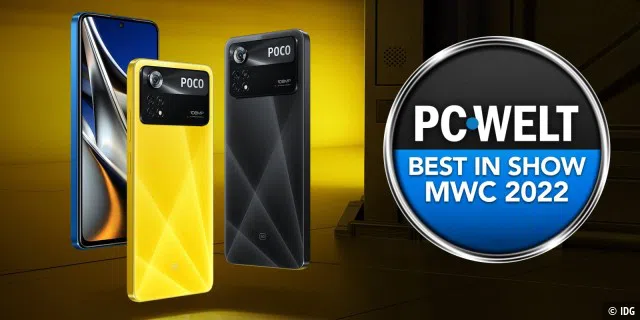 Best in Show bei den Smartphones bis 300 Euro: Xiaomi Poco X4 Pro