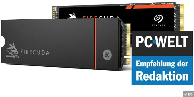 Empfehlung der Redaktion für PCIe-4.0-SSDs: Seagate FireCuda 530