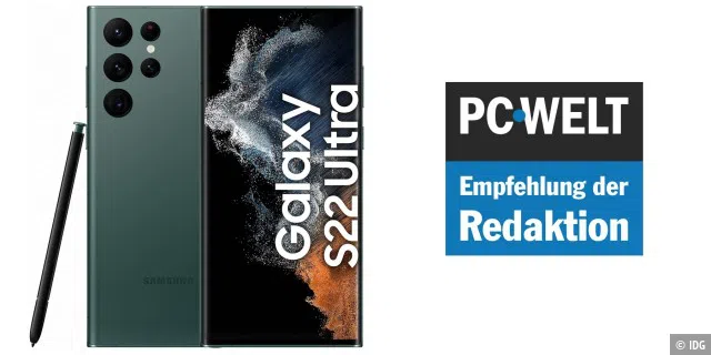 Empfehlung der Redaktion: Samsung Galaxy S22 Ultra