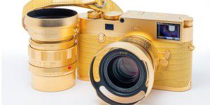 Teuerste Leica: Vergoldet und mit Krokodilleder