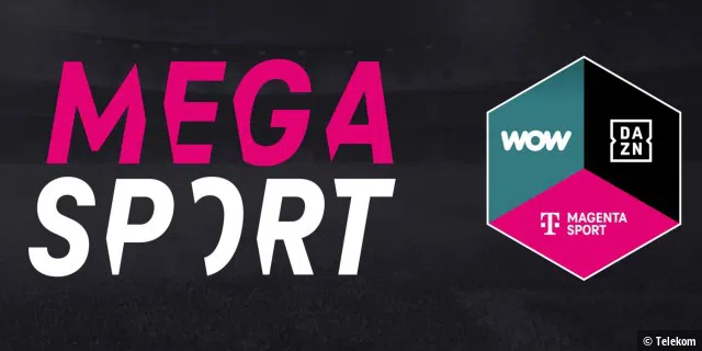 Die MegaSport Option vereint WOW Live-Sport, DAZN und MagentaSport in einem einzigen Angebot.