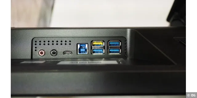 AOC AGON Pro PD32M: vier USB-Schnittstellen für diverse Peripheriegeräte
