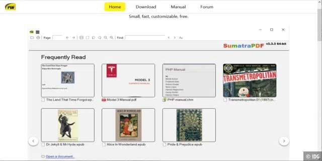 Sumatra PDF: Alternative zum Adobe Reader