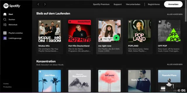 Spotify: Millionen Musikstücke kostenlos - wenn es Ihnen nichts ausmacht, ein bisschen Werbung zu akzeptieren