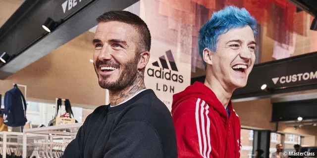 Erst kamen die blauen Haare, dann die Adidas-Kampagne mit David Beckham: Ninja und seine Frau entwickelten die Ninja-Marke vor allem auch, indem sie Eigenarbeiten für ihn entwickelten, die ikonischen Charakter hatten.
