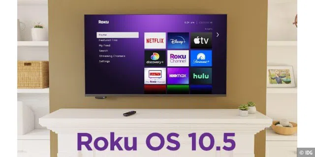 Auf dem Stick läuft (noch) Roku OS 10.5
