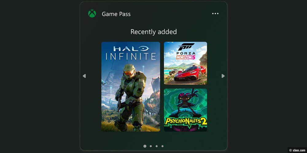 Windows 11: Game-Pass-Widget zeigt Neuzugänge