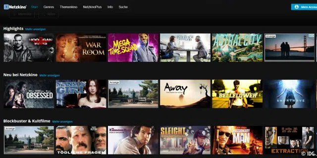 Netzkino bietet eine große Auswahl an Kinofilmen, die Sie direkt über die Webseite, auf dem eigenen Youtube- Kanal und auf vielen Endgeräten ansehen können.