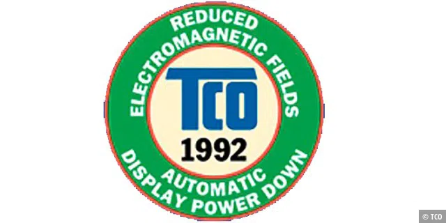Im ersten TCO-Prüfsiegel von 1992 galten Röhrenmonitore mit Bildfrequenzen von mindestens 72 Hertz als flimmerfrei.