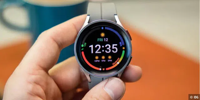 Galaxy Watch 5 Pro mit seinem AMOLED-Display und dem Titan-Gehäuse
