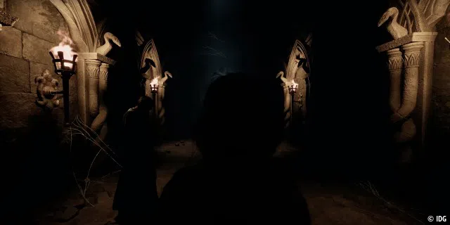 Auf der Gamescom schlägt Hogwart’s Legacy einen düsteren Ton an: Wir wandeln durch Gräber von Bassiliken und Drachen, durch düstere Gruften und müssen wählen, ob wir den Folter-Zauber Crucio erlernen wollen…